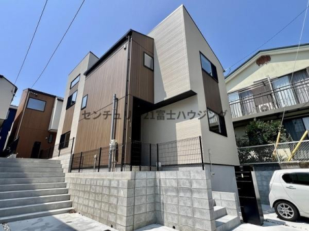 神奈川県藤沢市善行3丁目の新築一戸建ての完成予想図(外観)