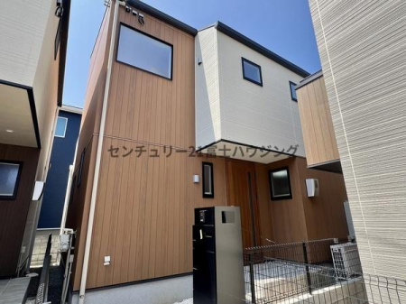 神奈川県藤沢市善行3丁目の新築一戸建ての完成予想図(外観)