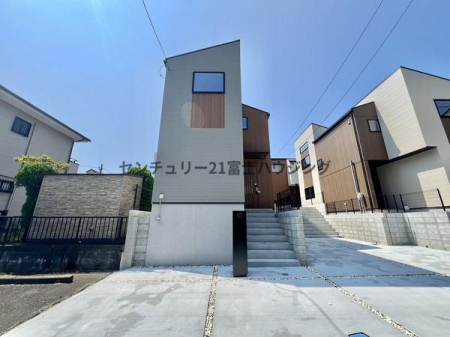 神奈川県藤沢市善行3丁目の新築一戸建ての完成予想図(外観)