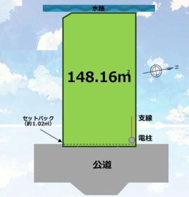 �_�ސ쌧����s�T���̓y�n�̊Ԏ��}