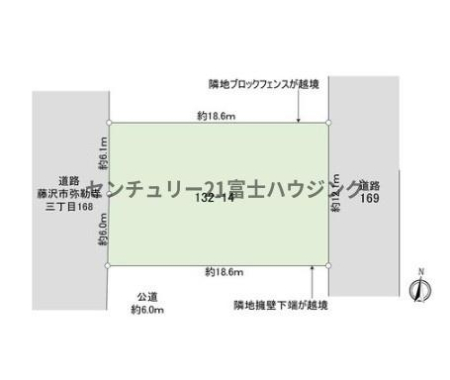 �_�ސ쌧����s���J�̓y�n�̊Ԏ��}