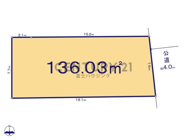 �_�ސ쌧������s���C�ݓ�3���ڂ̓y�n�̊Ԏ��}