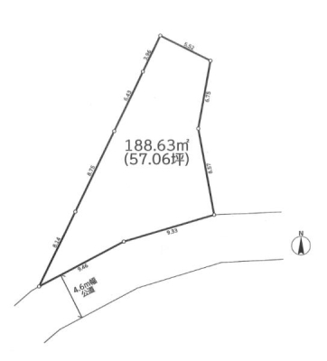 �_�ސ쌧������s�Ï��̓y�n�̊Ԏ��}