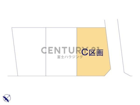 �_�ސ쌧����s����������2���ڂ̓y�n�̊Ԏ��}