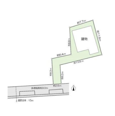 �_�ސ쌧������s���C�ݖk5���ڂ̒��È�ˌ��Ă̋��}