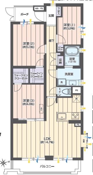 �_�ސ쌧����s���3���ڂ̒��Ã}���V�����̊Ԏ��}