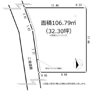 �_�ސ쌧����s�ғ�����2���ڂ̓y�n�̊Ԏ��}