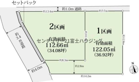 �_�ސ쌧������s�������̓y�n�̊Ԏ��}