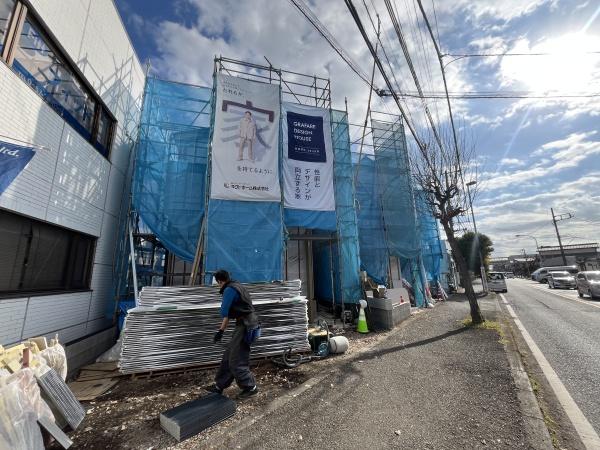 �_�ސ쌧������s����̐V�z��ˌ��Ă̌��n�O�ώʐ^