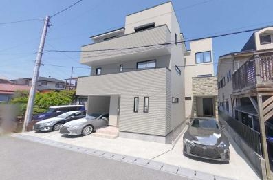 �_�ސ쌧���q�s���z4���ڂ̐V�z��ˌ��Ă̌��n�O�ώʐ^