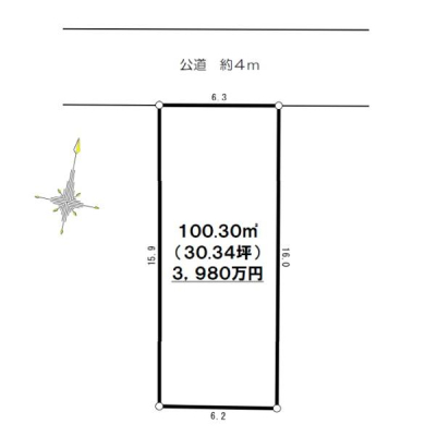 �_�ސ쌧����s���˂̓y�n�̊Ԏ��}