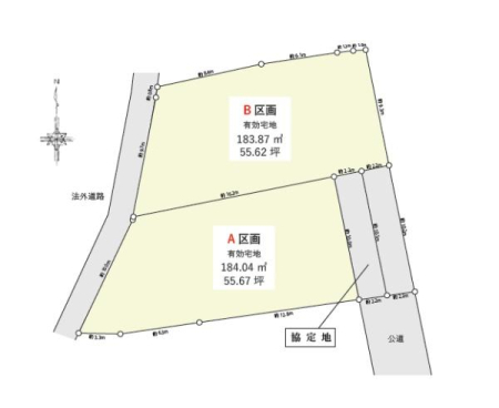 �_�ސ쌧����s���q�̓y�n�̊Ԏ��}