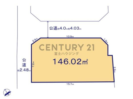 �_�ސ쌧����s���������J1���ڂ̓y�n�̊Ԏ��}