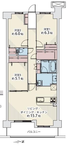 �_�ސ쌧����s�ғ����C��3���ڂ̒��Ã}���V�����̊Ԏ��}