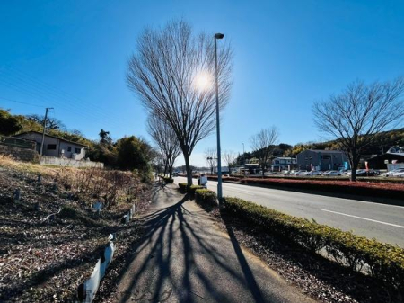 �_�ސ쌧����s�����̓y�n�̑O�ʓ��H�܂ތ��n�ʐ^