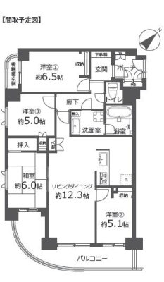 �_�ސ쌧����s���� 1052-3�̒��Ã}���V�����̊Ԏ��}