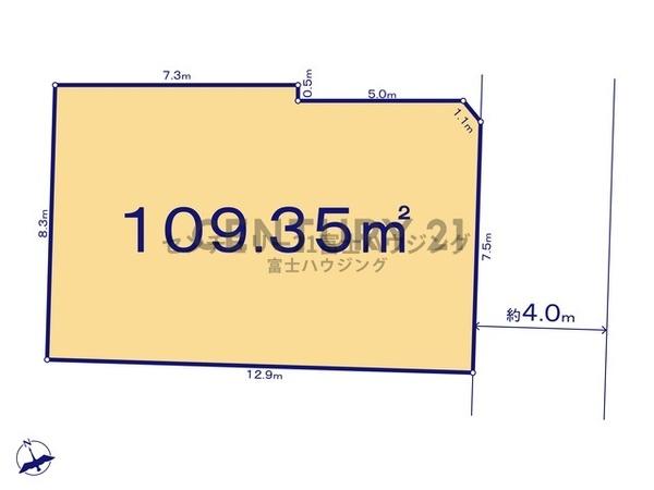 �_�ސ쌧������s�����̓y�n�̊Ԏ��}