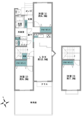 �_�ސ쌧����s���̒��Ã}���V�����̊Ԏ��}