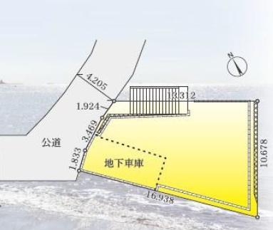 �_�ސ쌧����s�А�1���ڂ̓y�n�̊Ԏ��}