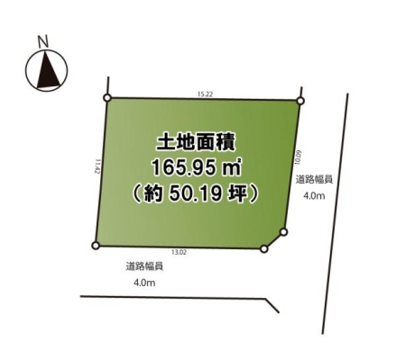 �_�ސ쌧������s���Q2���ڂ̓y�n�̊Ԏ��}