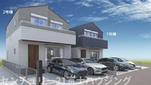 �_�ސ쌧������s�����u1���ڂ̐V�z��ˌ��Ă̌��n�O�ώʐ^