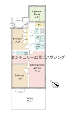 �_�ސ쌧����s�ғ�������2���ڂ̒��Ã}���V�����̊Ԏ��}