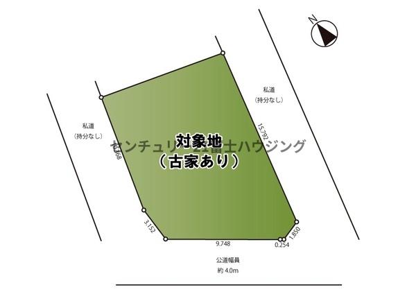 �_�ސ쌧������s�Ï��̓y�n�̊Ԏ��}