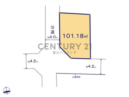 �_�ސ쌧������s�Ï��̓y�n�̋��}