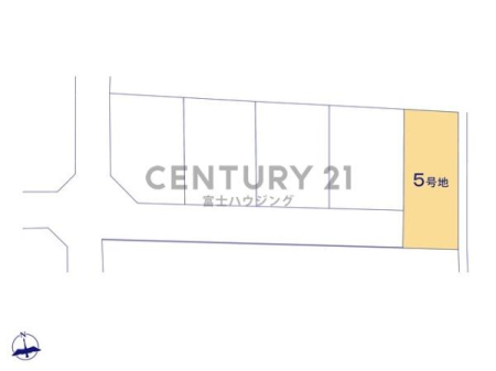 �_�ސ쌧������s�Ï��̓y�n�̊Ԏ��}