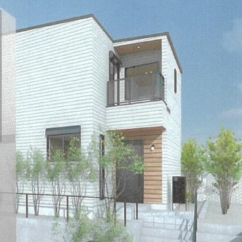 �_�ސ쌧����s����������1���ڂ̐V�z��ˌ��Ă̌��n�O�ώʐ^