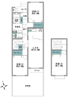 �_�ސ쌧����s���̒��Ã}���V�����̊Ԏ��}