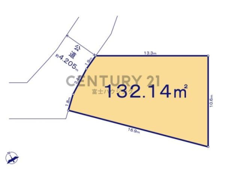 �_�ސ쌧����s�А�1���ڂ̓y�n�̊Ԏ��}