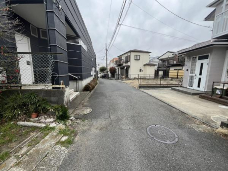 �_�ސ쌧����s�H��2���ڂ̓y�n�̑O�ʓ��H�܂ތ��n�ʐ^