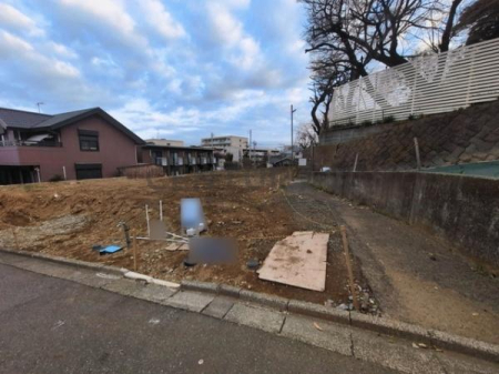 �_�ސ쌧����s�А�1���ڂ̓y�n�̑O�ʓ��H�܂ތ��n�ʐ^