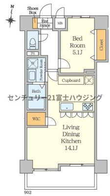 �_�ސ쌧����s�����ԑ� 13-10�̒��Ã}���V�����̊Ԏ��}