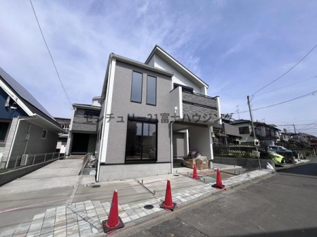 �_�ސ쌧����s�Ŗ� 1943-9�̐V�z��ˌ��Ă̑O�ʓ��H�܂ތ��n�ʐ^