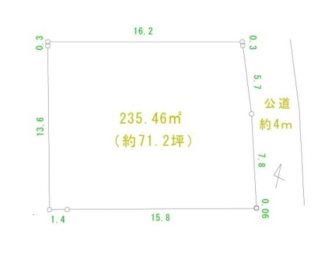 �_�ސ쌧����s�T���̓y�n�̊Ԏ��}