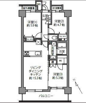 �_�ސ쌧���q�s�␣1���ڂ̒��Ã}���V�����̊Ԏ��}