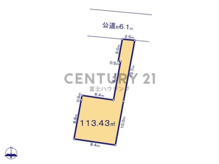 �_�ސ쌧������s���C�ݓ�6���ڂ̓y�n�̊Ԏ��}