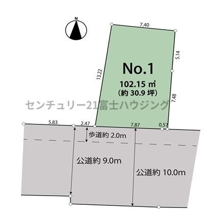 �_�ސ쌧������s��̓y�n�̊Ԏ��}