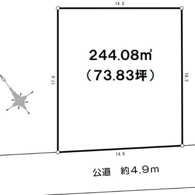 �_�ސ쌧���q�s�����q4���ڂ̓y�n�̊Ԏ��}