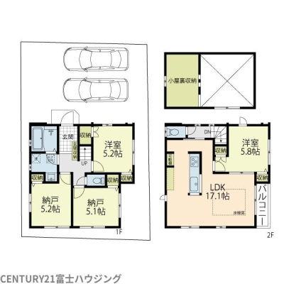 �_�ސ쌧����s������ 309-17�̒��È�ˌ��Ă̊Ԏ��}