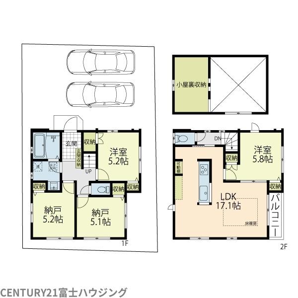 �_�ސ쌧����s������ 309-17�̒��È�ˌ��Ă̊Ԏ��}