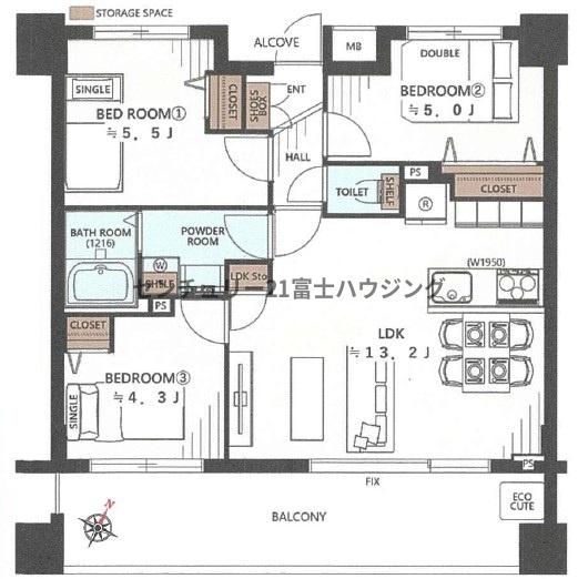 �_�ސ쌧������s�V�h���̒��Ã}���V�����̊Ԏ��}