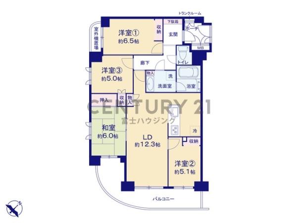 �_�ސ쌧����s���� 1052-3�̒��Ã}���V�����̊Ԏ��}