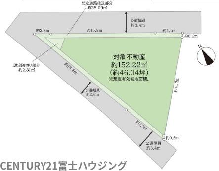 �_�ސ쌧����s����������4���ڂ̓y�n�̊Ԏ��}