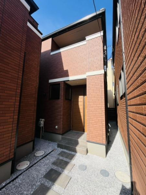 神奈川県茅ヶ崎市浜竹3丁目の新築一戸建ての現地外観写真
