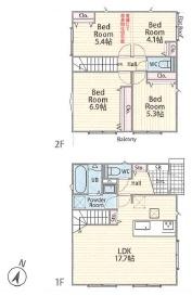�_�ސ쌧����s�n��4���ڂ̐V�z��ˌ��Ă̊Ԏ��}