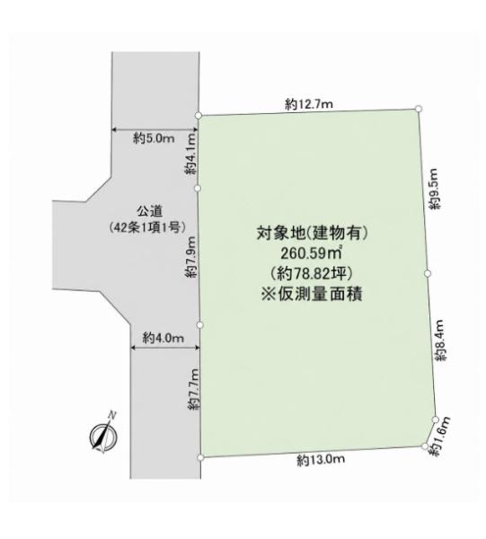 �_�ސ쌧���q�s�Ð�1���ڂ̓y�n�̋��}
