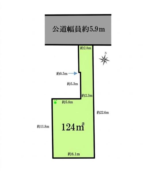 �_�ސ쌧����s�Ó��4���ڂ̓y�n�̊Ԏ��}